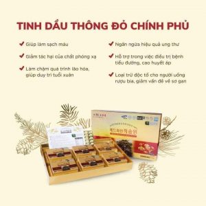 Tinh dầu thông đỏ chính phủ